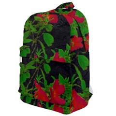 Dark Pop Art Floral Poster Classic Backpack