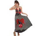 Wonderful Crow On A Heart Backless Maxi Beach Dress View1