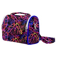 Abstrait Neon Colors Satchel Shoulder Bag by kcreatif