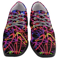 Abstrait Neon Colors Women Heeled Oxford Shoes