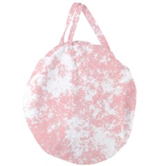 Degrade Rose/blanc Giant Round Zipper Tote by kcreatif