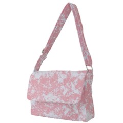 Degrade Rose/blanc Full Print Messenger Bag (s) by kcreatif