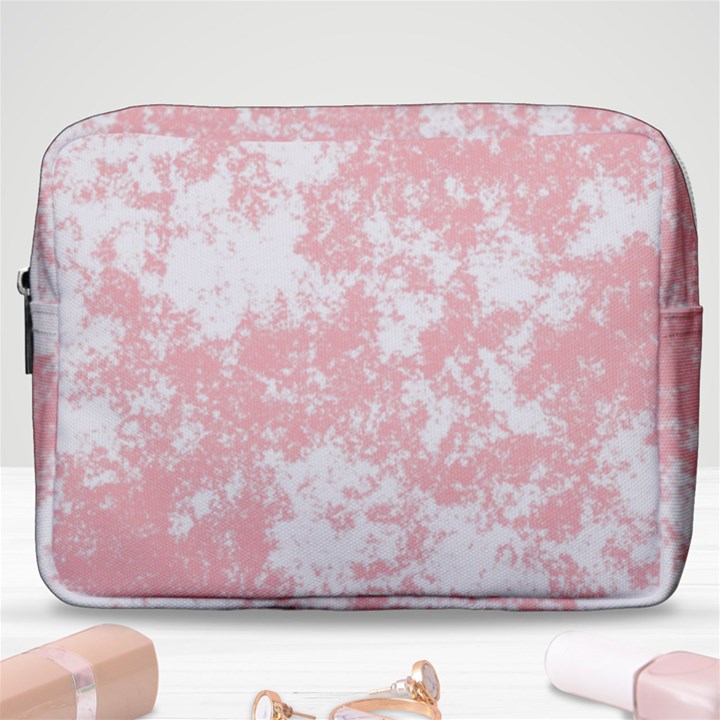 Degrade Rose/Blanc Make Up Pouch (Large)