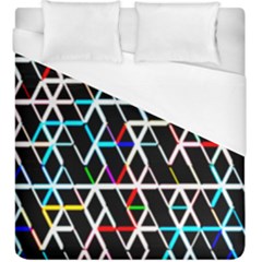 Abstrait Neon Duvet Cover (king Size) by kcreatif