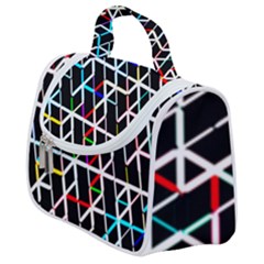 Abstrait Neon Satchel Handbag by kcreatif