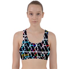 Abstrait Neon Back Weave Sports Bra by kcreatif