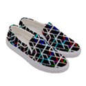 Abstrait Neon Women s Canvas Slip Ons View3