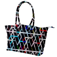 Abstrait Neon Canvas Shoulder Bag by kcreatif