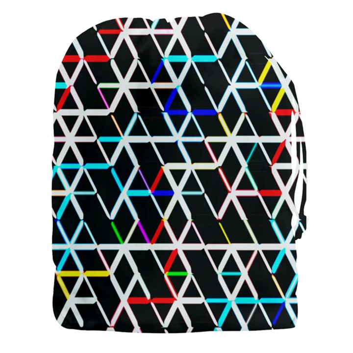 Abstrait Neon Drawstring Pouch (3XL)