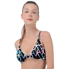 Abstrait Neon Knot Up Bikini Top by kcreatif