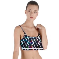 Abstrait Neon Layered Top Bikini Top 