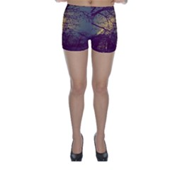 Tour Eiffel Paris Paysage Skinny Shorts by kcreatif