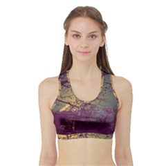 Tour Eiffel Paris Paysage Sports Bra With Border by kcreatif