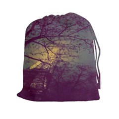 Tour Eiffel Paris Paysage Drawstring Pouch (2xl) by kcreatif