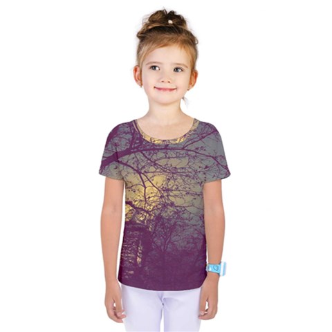 Tour Eiffel Paris Paysage Kids  One Piece Tee by kcreatif