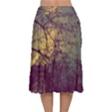 Tour Eiffel Paris Paysage Velvet Flared Midi Skirt View2