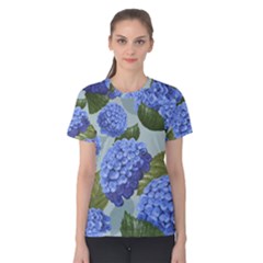 Hydrangea  Women s Cotton Tee