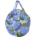 Hydrangea  Giant Round Zipper Tote View2