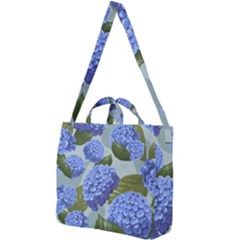 Hydrangea  Square Shoulder Tote Bag by Sobalvarro