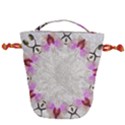 Orchidées Fleurs Abstrait Drawstring Bucket Bag View1