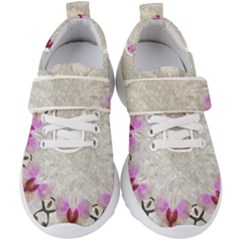 Orchidées Fleurs Abstrait Kids  Velcro Strap Shoes by kcreatif