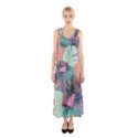 Leaves Sleeveless Maxi Dress View1