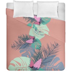 Leaves Duvet Cover Double Side (california King Size) by Sobalvarro