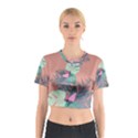 Leaves Cotton Crop Top View1