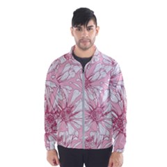 Pink Flowers Men s Windbreaker by Sobalvarro