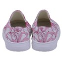 Pink flowers Kids  Canvas Slip Ons View4