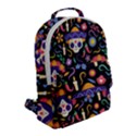 Dia de los muertos Flap Pocket Backpack (Small) View2