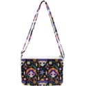 Dia de los muertos Double Gusset Crossbody Bag View1