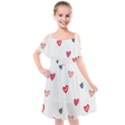 ? Pattern  Kids  Cut Out Shoulders Chiffon Dress View1