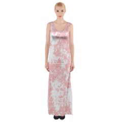 Degrade Rose/blanc Thigh Split Maxi Dress by kcreatif