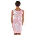 Degrade Rose/Blanc Wrap Front Bodycon Dress View2