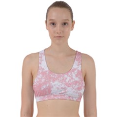 Degrade Rose/blanc Back Weave Sports Bra by kcreatif