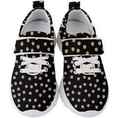 Pattern Marguerites Kids  Velcro Strap Shoes by kcreatif