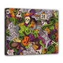 Halloween Doodle Vector Seamless Pattern Deluxe Canvas 24  x 20  (Stretched) View1