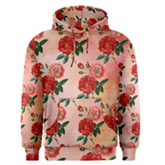 Pattern Flower Paper Men s Pullover Hoodie