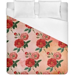 Pattern Flower Paper Duvet Cover (california King Size)