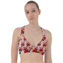 Pattern Flower Paper Sweetheart Sports Bra View1