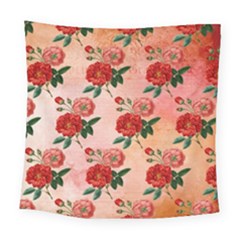 Pattern Flower Paper Square Tapestry (large)