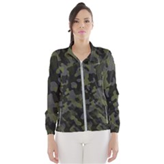 Camouflage Vert Women s Windbreaker by kcreatif