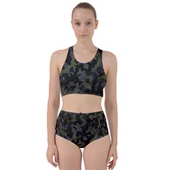 Camouflage Vert Racer Back Bikini Set by kcreatif