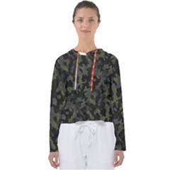 Camouflage Vert Women s Slouchy Sweat by kcreatif