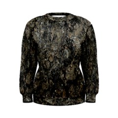 Grunge Organic Texture Print Women s Sweatshirt by dflcprintsclothing