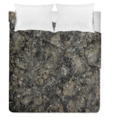 Grunge Organic Texture Print Duvet Cover Double Side (queen Size)