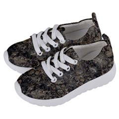 Grunge Organic Texture Print Kids  Lightweight Sports Shoes by dflcprintsclothing