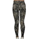 Grunge Organic Texture Print Lightweight Velour Classic Yoga Leggings View2