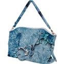 Wonderful Blue Flowers Canvas Crossbody Bag View2